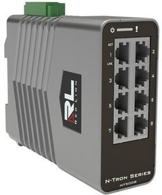 Фото 1/2 NT-5008-000-0000, Industrial Ethernet Switch, RJ45 Ports 8, 1Gbps, Layer 2 Managed