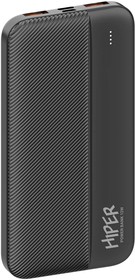 Фото 1/9 Мобильный аккумулятор Hiper SM10000 10000mAh 2.4A черный (SM10000 BLACK)