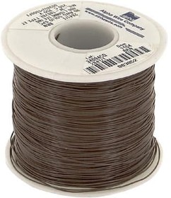Фото 1/2 2841/1 BR001, Hook-up Wire 30AWG SOLID PTFE 1000ft SPOOL BROWN