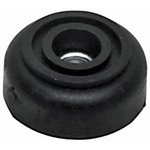 F1633, Rubber Foot with Metal Washer - 1 1/8" Diameter x 1/2" Thickness