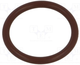 O-21X2.5-80-FPM-BR, Прокладка O-ring; FPM; D: 2,5мм; Oвнутр: 21мм; коричневый