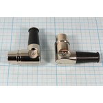 Фото 2/2 Штекер DIN, 3 контакта, на кабель, угловой, № 10554 шт DIN\ 3P\каб\мет\угл\K31625-3P