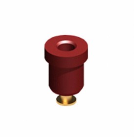 11001-R, Test Plugs & Test Jacks PTFE Test Point Jack Red ROHS NON-COMP