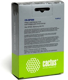 Фото 1/5 Картридж матричный Cactus CS-SP300 фиолетовый для Samsung Star SP300/250 FR