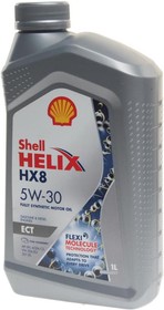 Фото 1/4 550048036, Масло моторное Shell Helix HX8 ECT СЗ SN 5W-30 1л.