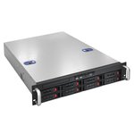Серверная платформа ExeGate EX292412RUS Pro 2U550-HS08  RM 19", высота 2U, глубина 550, Redundant БП 2x550W, 8xHotSwap, USB