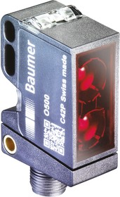 O500.GR-GW1T.72O, Background Suppression Photoelectric Sensor, Block Sensor, 30 mm → 600 mm Detection Range