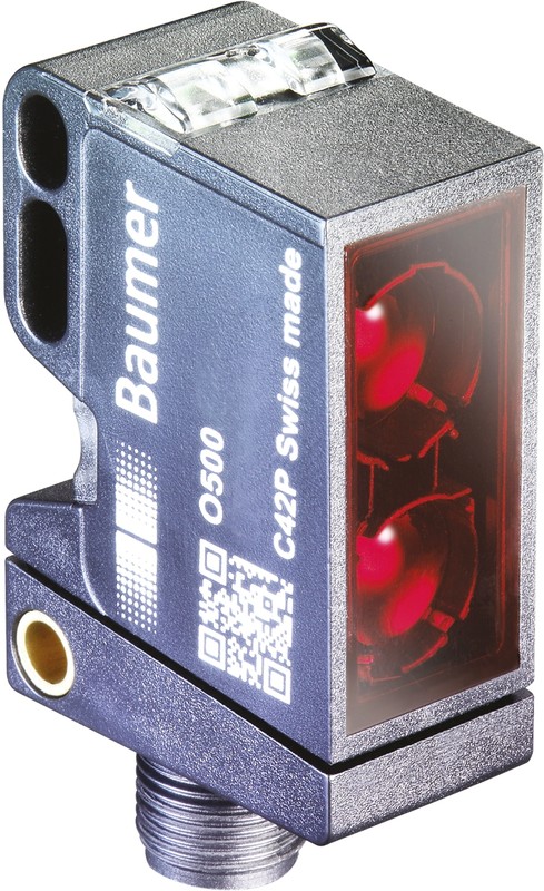 O500.GR-GW1T.72O, Background Suppression Photoelectric Sensor, Block ...