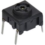 RA3ETH9-09-5, IP67 Black Flat Button Tactile Switch, SPST 50 mA 6.5 (Dia.)mm PCB