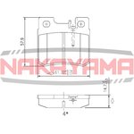 HP8337NY, Колодки тормозные дисковые задние MERCEDES-BENZ 190 89-93 ...