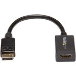 DP2HDMI, DisplayPort to HDMI Adapter, 127mm Length - 1920 x 1200 Maximum Resolution