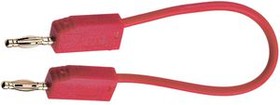28.0115-04522, Test Lead, Nickel-Plated, 450mm, Red