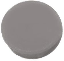 040-4015, Cap Round 17.5mm Light Grey Polyamide Classic Collet Knobs