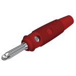 BUELA 20 K RED, Conn Banana PL 1 POS Screw ST Cable Mount 1 Port