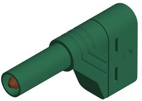4 mm plug, screw connection, 0.5-1.5 mm², CAT III, green, LAS S W GN