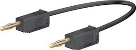 28.0073-10021, Test Lead Gold-Plated 1m Black