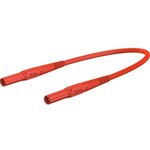 66.9391-20022, Safety Test Lead Nickel-Plated 2m Red