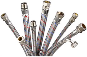 Фото 1/2 Hose Assembly, Female 3/4in to 22mm, 15bar, 300mm Long