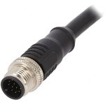PXPPVC12FIM12ACL010PVC, Sensor Cables / Actuator Cables M12 Series M In-Line ...