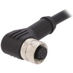 PXPTPU12RAF12ACL010PUR, Cordset, M12 Socket - Bare End, 12 Conductors, 1m, IP67 ...