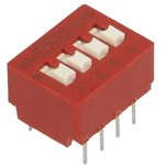 BD04, DIP Switches / SIP Switches STD PROFILE 4 POS