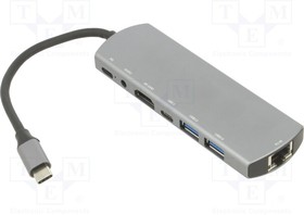 CU465, Adapter; USB 3.0,USB 3.1; nickel plated; 0.15m; black; 5Gbps; PVC