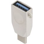 OTG адаптер HOCO UA9 Type-C на USB (серый)
