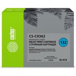 Картридж струйный Cactus CS-C9362 №132 черный (7мл) для HP DJ 5443/D4163/DJ ...