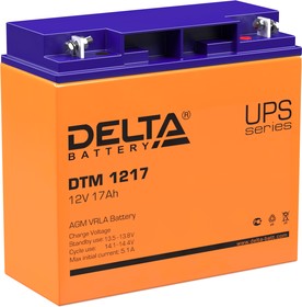 DTM1217, Аккумулятор свинцовый 12В-17Ач 181х76х167