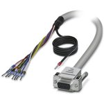 2926027, Female 9 Pin D-sub Unterminated Serial Cable, 1m PVC