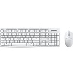 Клавиатура проводная Dareu LK185 White (белый), мембранная, 104 клавиши, EN/RU ...