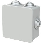 150903, Grey Thermoplastic Junction Box, IP44, 80 x 80 x 40mm