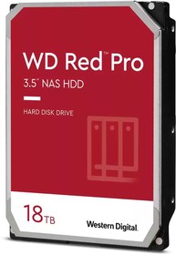 Фото 1/2 Жесткий диск WD SATA-III 18Tb WD181KFGX NAS Red Pro (7200rpm) 512Mb 3.5"