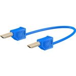 28.0055-05023, Test Lead Gold-Plated 500mm Blue