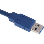 USB 3.0 Cable, Male USB A to Male USB A Cable, 1m