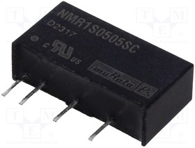 NMR1S0505SC, Converter: DC/DC; 1W; Uin: 4.5?5.5V; Uout: 5VDC; Iout: 200mA; SIP