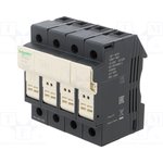 DF83N, Fuse base; for DIN rail mounting; Poles: 3