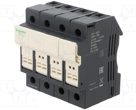 DF83N, Fuse base; for DIN rail mounting; Poles: 3