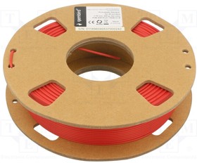 3DP-PLA1.75GE-01-R, Филамент: PLA; 1,75мм; красный; 190?220°C; 200г