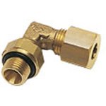 0199 06 10, 0199 Series Elbow Threaded Adaptor, G 1/8 Male to Push In 6 mm ...