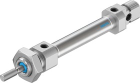 Фото 1/6 DSNU-8-25-P-A, Pneumatic Piston Rod Cylinder - 19178, 8mm Bore, 25mm Stroke, DSNU Series, Double Acting