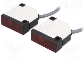 PF1000T-R, Датчик оптоэлектронный, Дальность 0-10м, SPDT, DARK-ON, LIGHT-ON