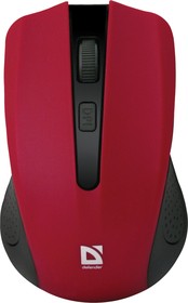 Фото 1/10 Мышь Defender Accura MM-935 Red USB 52937{Беспроводная оптическая мышь, 4 кнопки,800-1600 dpi}