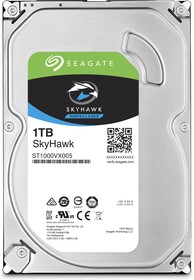 Фото 1/10 Seagate SkyHawk Surveillance ST1000VX005, Жесткий диск