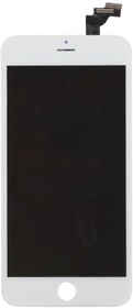 Фото 1/2 Дисплей (экран) в сборе с тачскрином для Apple iPhone 6 Plus белый (Zetton) олеофобное покрытие