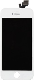 Фото 1/2 Дисплей (экран) в сборе с тачскрином для Apple iPhone 5 белый (Zetton) олеофобное покрытие