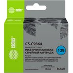 Картридж струйный Cactus CS-C9364 №129 черный (15мл) для HP PS ...