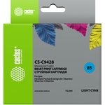 Картридж струйный Cactus CS-C9428 №85 светло-голубой (72мл) для HP DJ 30/130