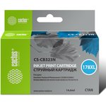 Картридж струйный Cactus CS-CB323N(CS-CB323) №178XL синий (14.6мл) для HP PS ...