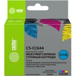 Картридж струйный Cactus CS-CC644 №121XL многоцветный (18мл) для HP DJ ...